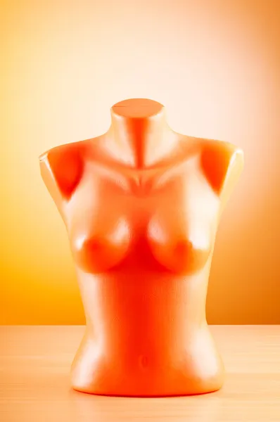 Clothing mannequins against gradient background — Stock Photo, Image