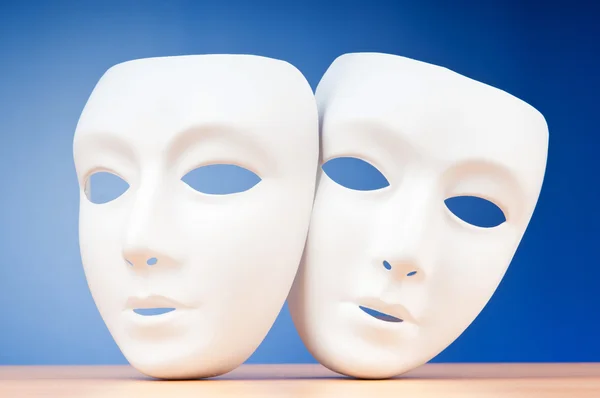 Masks with theatre concept Royalty Free Stock Images