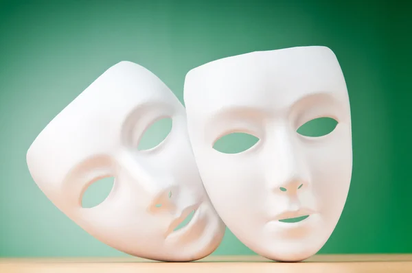 Masks with theatre concept Royalty Free Stock Photos