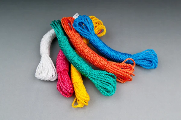 Colourful rope isolated on the background — Stock Photo, Image