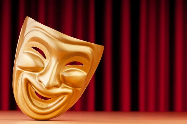 Máscaras con el concepto de teatro —  Fotos de Stock