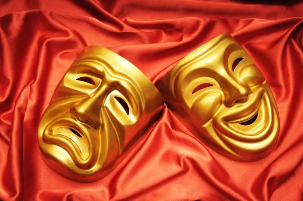 A színházi koncepció maszkok — Stock Fotó