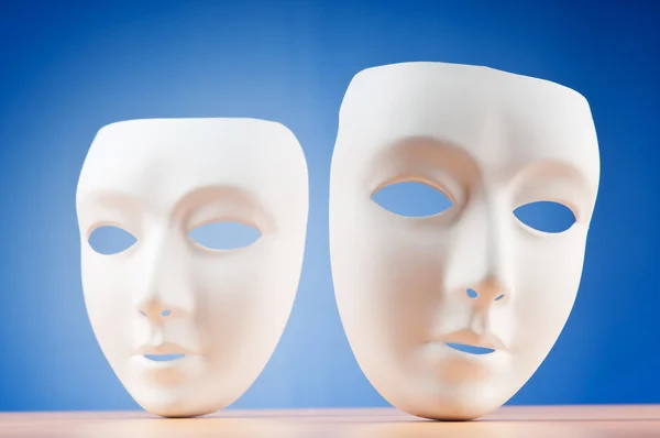 Masker med teaterkoncept — Stockfoto