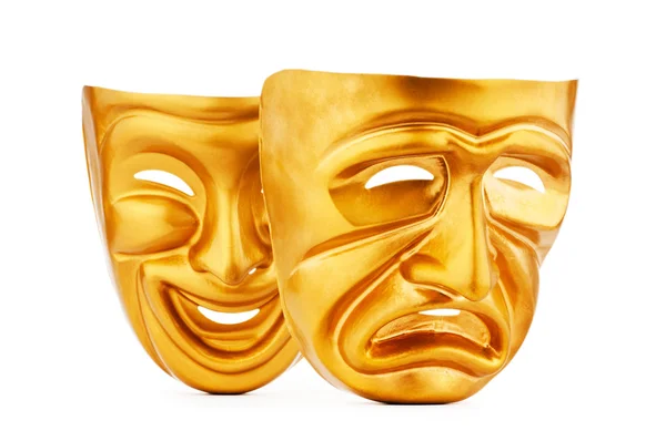 Masker med teaterkonseptet – stockfoto