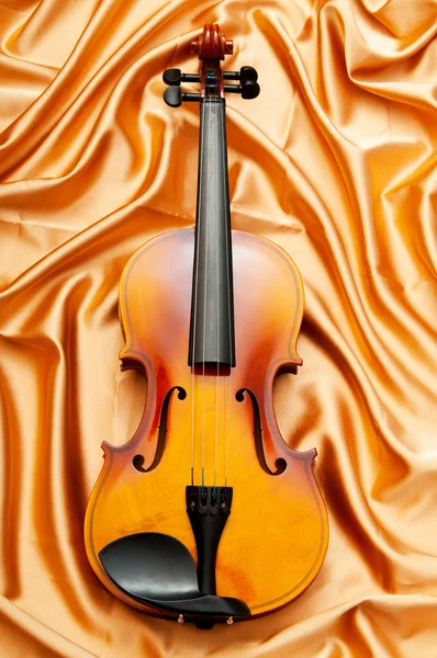 Muzyka pojęcie z skrzypce — Zdjęcie stockowe