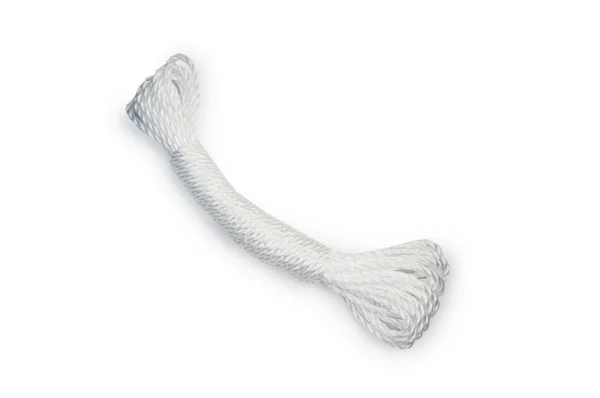 Барвиста мотузка ізольована на білому тлі — стокове фото