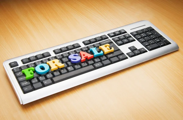 Verkaufswort auf der Tastatur — Stockfoto