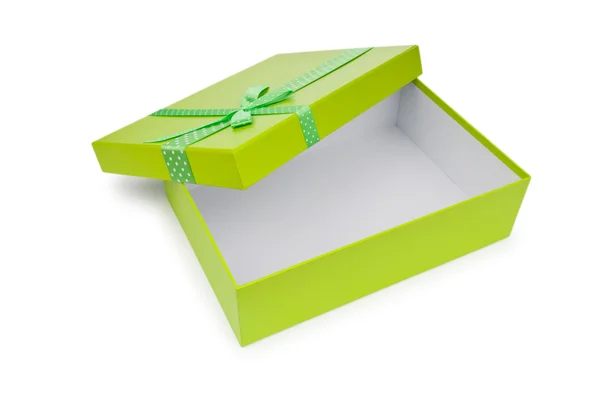 Giftboxes üzerinde beyaz izole — Stok fotoğraf