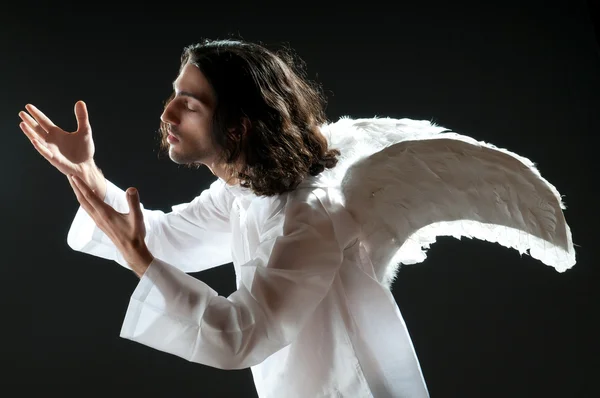Religious concept with angel — Stock Photo, Image