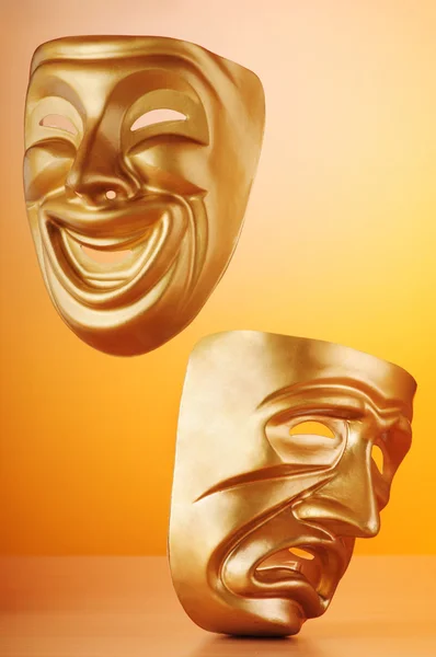 面具与剧院概念 — 图库照片