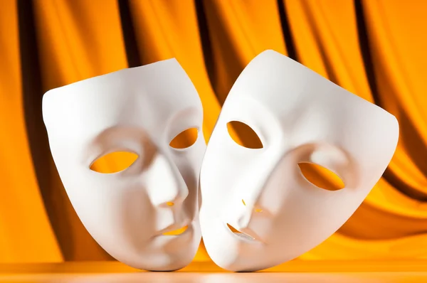 Színházi koncepciójú maszkok — Stock Fotó
