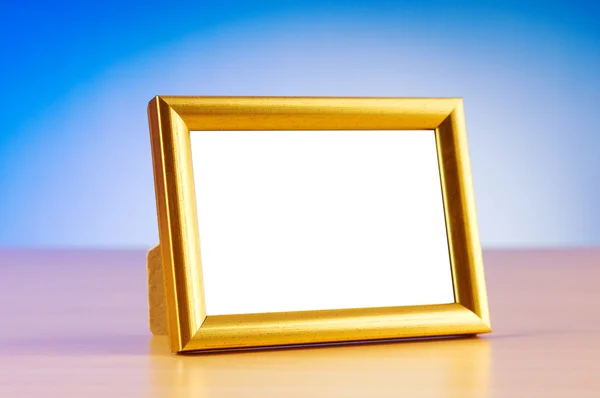 Photo frames on the table — Stock Photo, Image