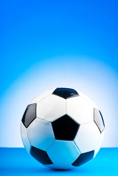 Conceito desportivo com futebol — Fotografia de Stock