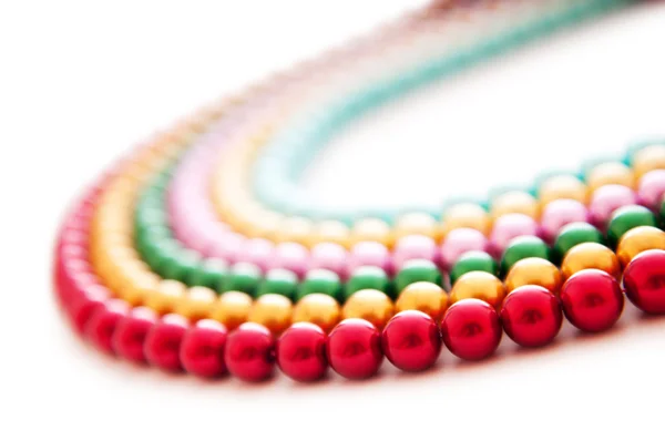 カラフルな真珠のネックレスと抽象化します。 — ストック写真