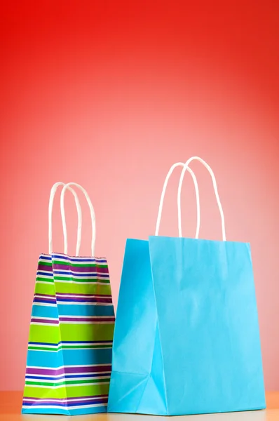 Concepto de compras con bolsas —  Fotos de Stock