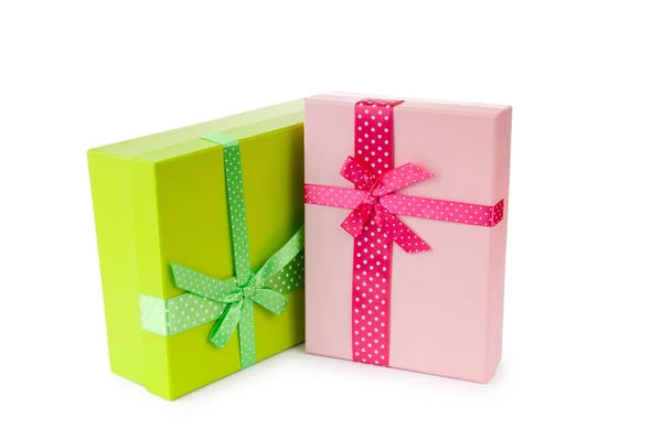 Κουτιά δώρων στην έννοια εορτασμού — Φωτογραφία Αρχείου