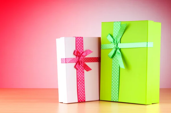 庆祝概念与礼品盒 免版税图库图片