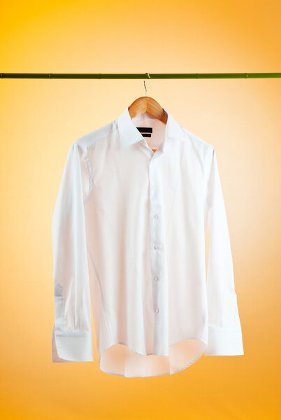 Shirt hanging on the hanger