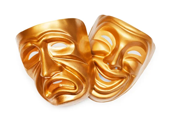 Maskers met het theater concept — Stockfoto