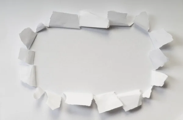 Pièces en papier avec espace pour votre message — Photo