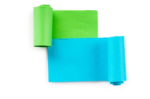 Бумажные листы с местом для вашего сообщения
