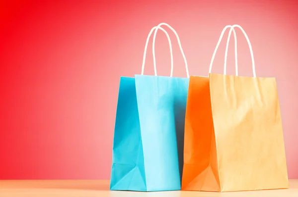 Conceito de compras com sacos — Fotografia de Stock
