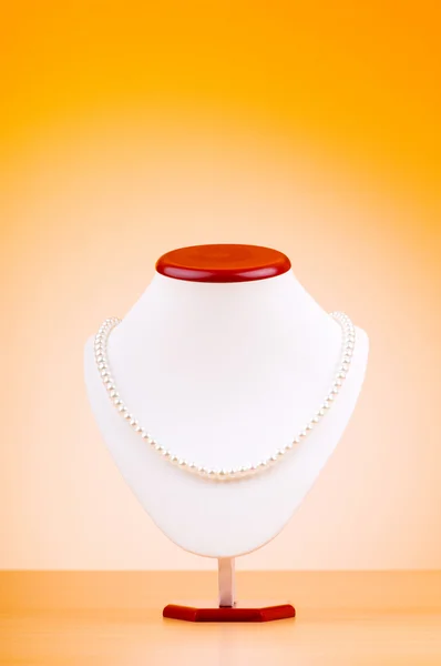 Fashion concept with necklace — Stock Photo, Image