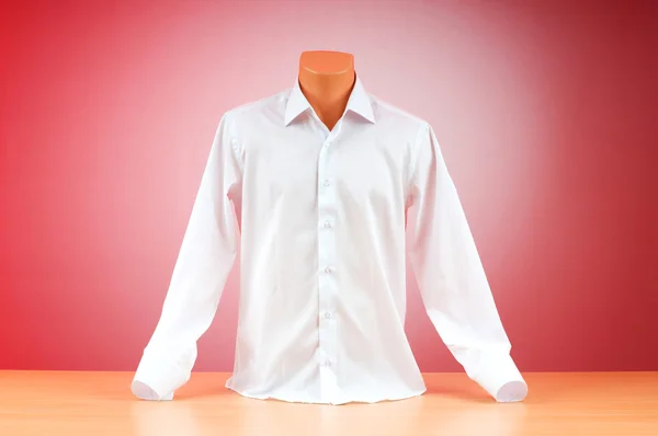Male shirt against gradient background — Stock Photo, Image