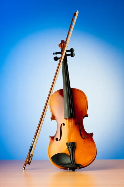 Concepto musical con violín — Foto de Stock