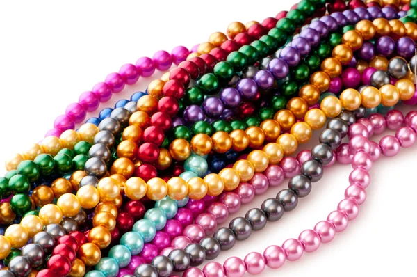 Abstrakt mit bunten Perlenketten — Stockfoto