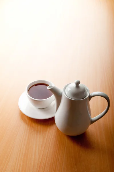 Tè sul tavolo di legno — Foto Stock