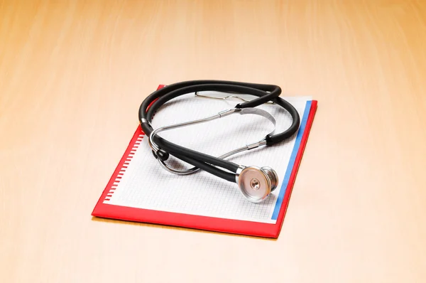 Medical concept with stethoscope — Stock Photo, Image