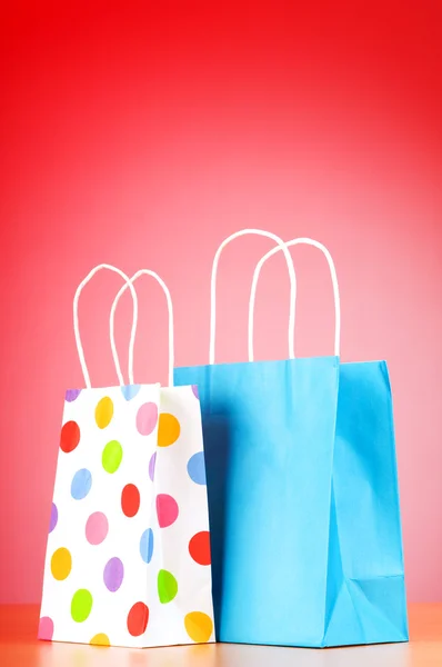 Concetto di shopping con borse — Foto Stock