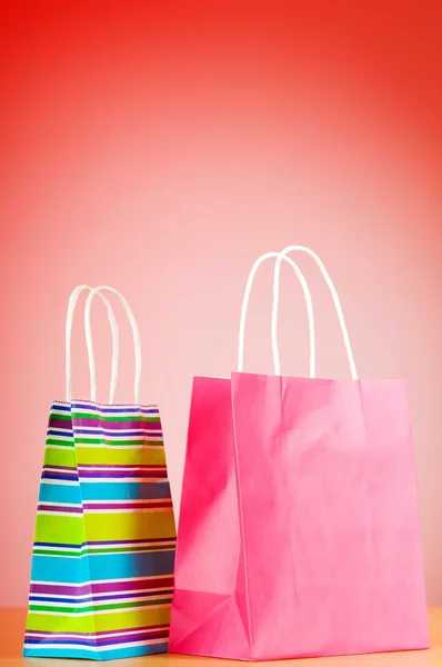Zakupy koncepcja z torby — Zdjęcie stockowe