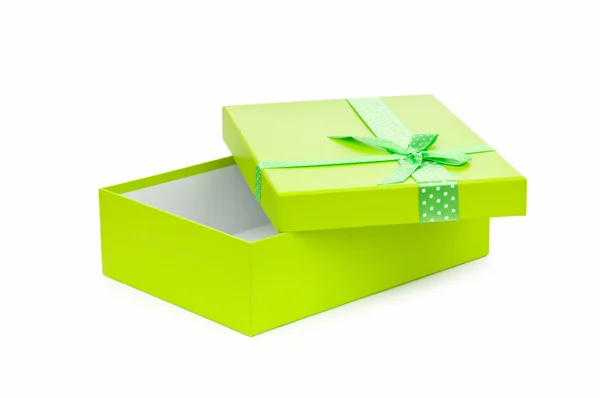 Κουτιά δώρων απομονωμένη στο λευκό — Φωτογραφία Αρχείου