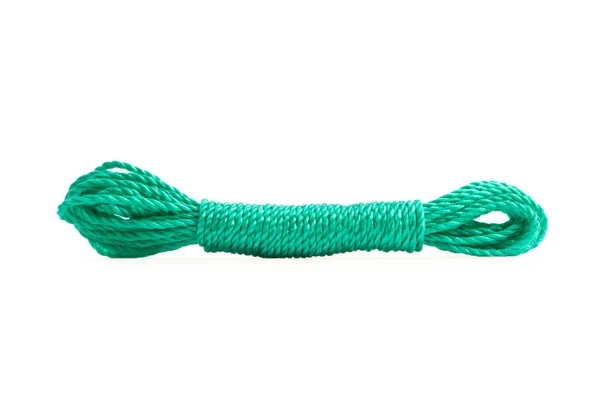 白い背景上に分離されてカラフルなロープ — ストック写真