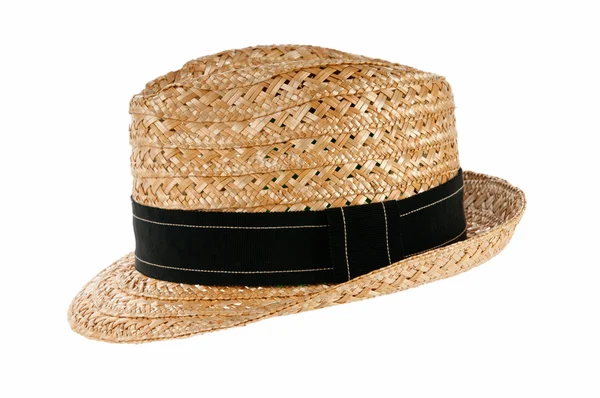 Beyaz arka plan üzerinde izole yaz şapka — Stok fotoğraf
