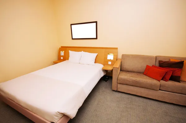 Pohodlné pokoje v hotelu — Stock fotografie