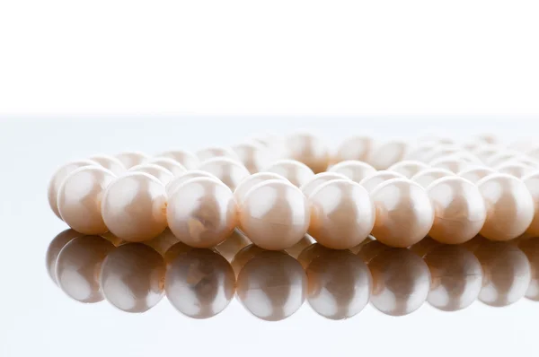 Colier de perle în conceptul de modă și frumusețe — Fotografie, imagine de stoc