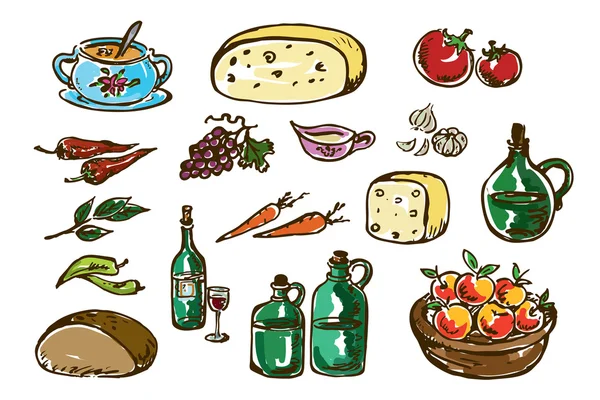 Продукты питания — стоковый вектор