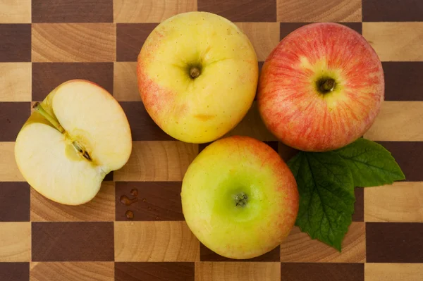 Honung med apple för rosh hashana — Stockfoto
