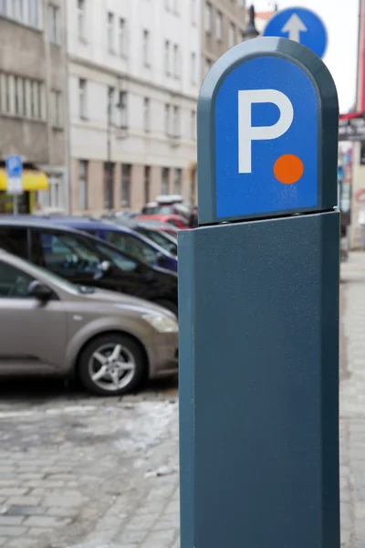 Betald parkering — Stockfoto