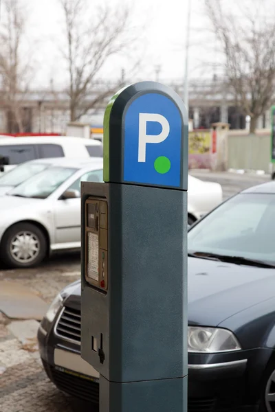Betald parkering — Stockfoto