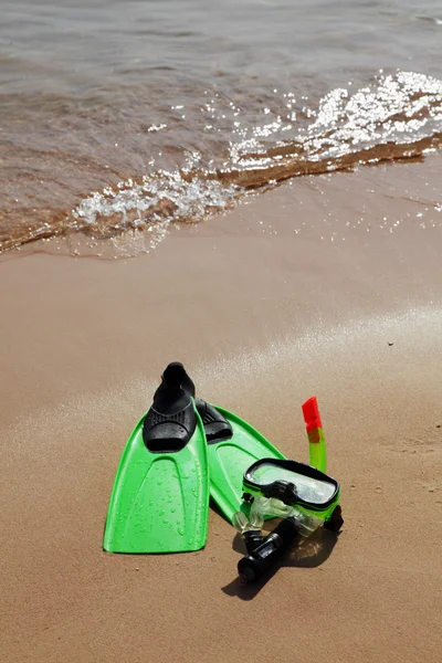 stock image Flippers and a mask