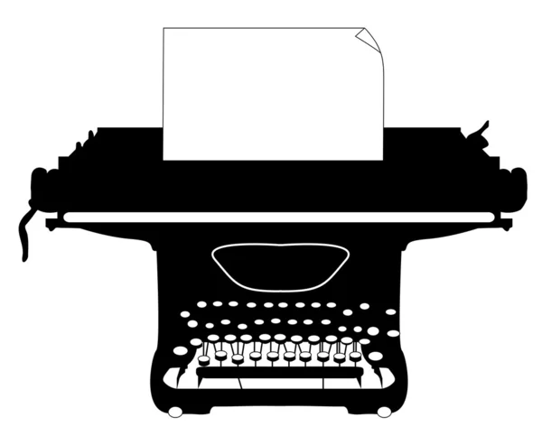 タイプライター — ストックベクタ