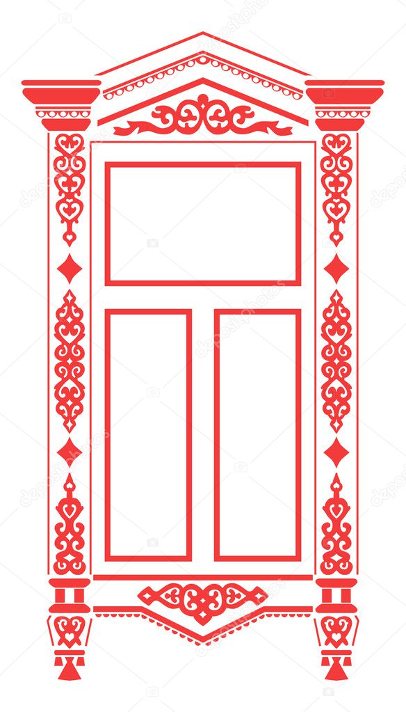 Traditional Russian window_2