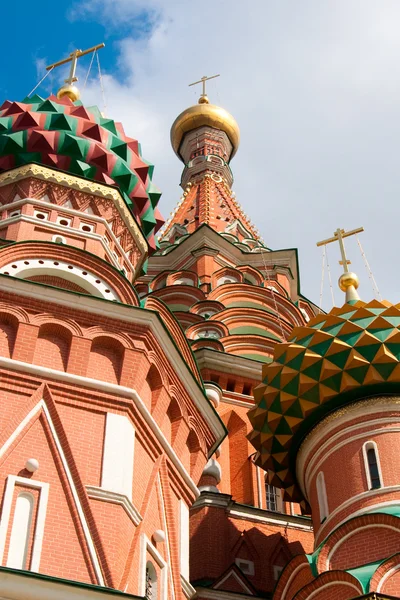Καθεδρικός ναός του Αγίου Βασιλείου στη Μόσχα στην Κόκκινη πλατεία — Φωτογραφία Αρχείου