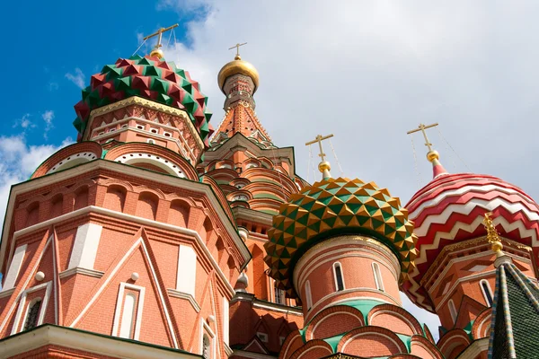 Санкт-Петербург Собор Василия Блаженного в Москве на Красной площади — стоковое фото