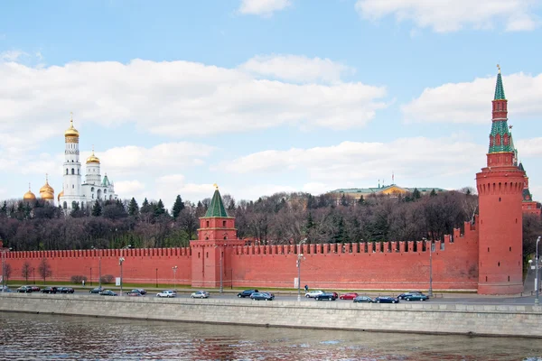 모스크바 크렘린 벽 — 스톡 사진