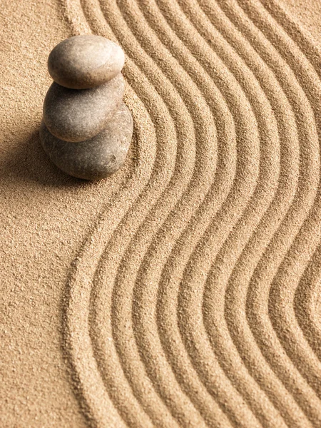 Zen stone in the sand — Stock Photo © Irochka #5442382